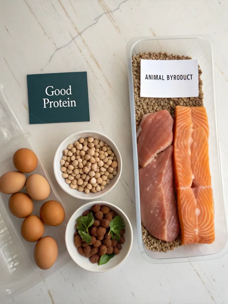 Good vs bad protein ingredients in dog food